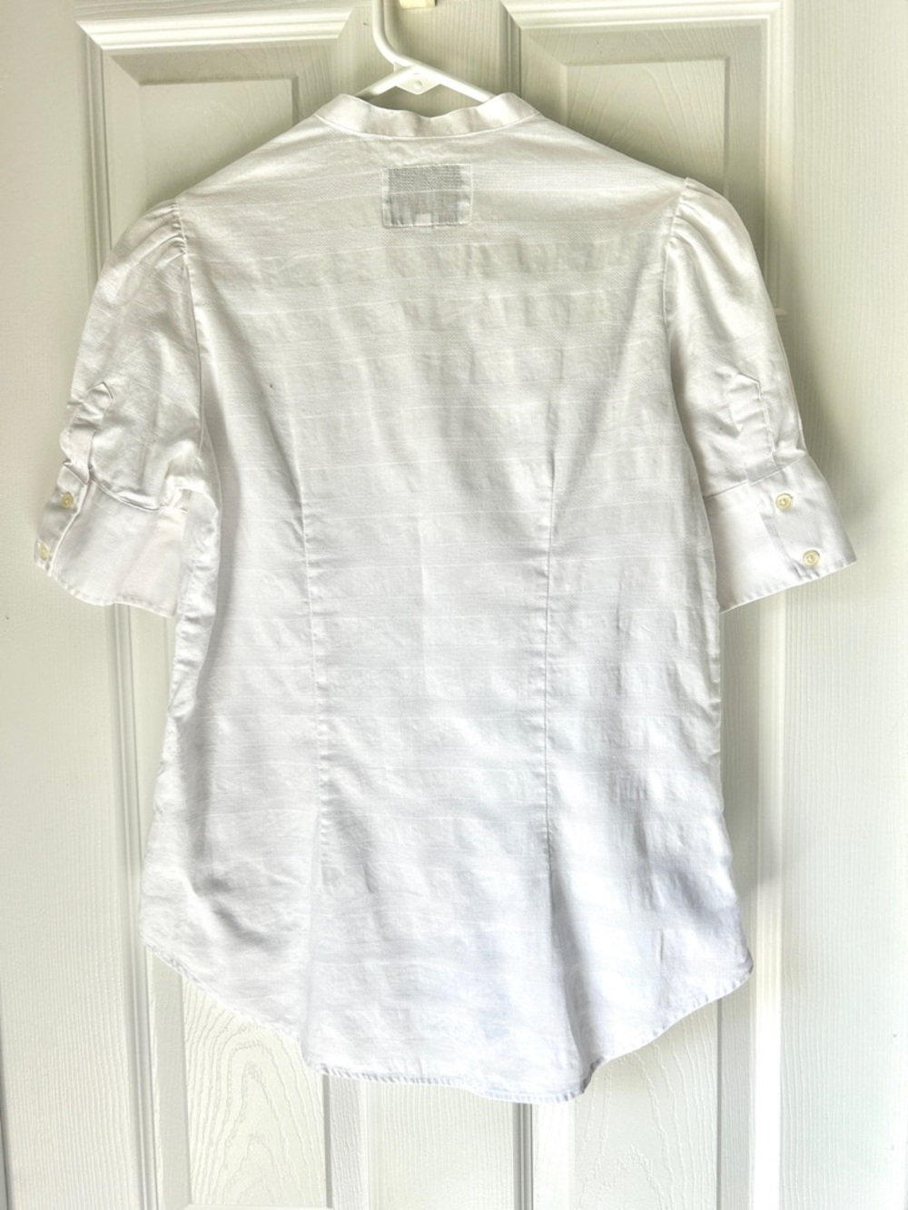 The Shirt by Rochelle Behrens Short Puff Shoulder Top - Picture 5 of 6